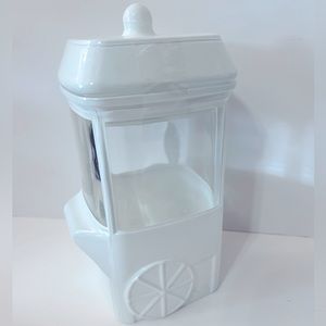 Target 🎯 White Novelty Cart Vessel